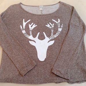 Women’s Deer Sweater size large